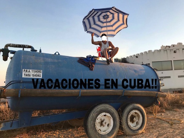 vacaciones en cuba Montage photo