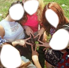 Lara,violetta,Ludmiła,Cami i Fran :) Photo frame effect