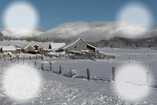 western hiver Fotomontaža