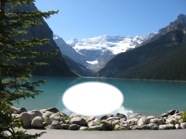 Lake Photo frame effect
