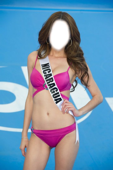 Miss Nicaragua Photo frame effect