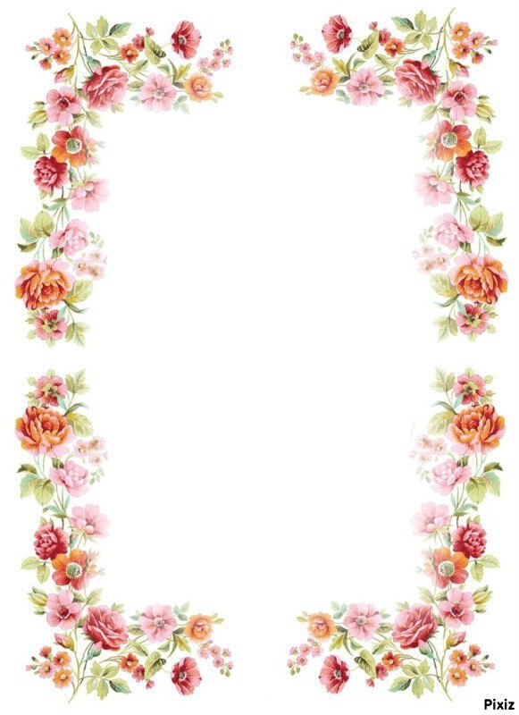 marco de floress Fotomontage