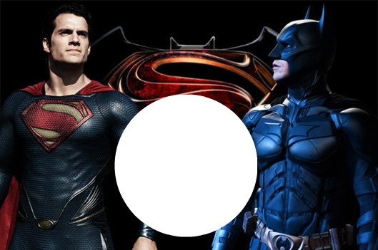 superman vs batman Fotomontage