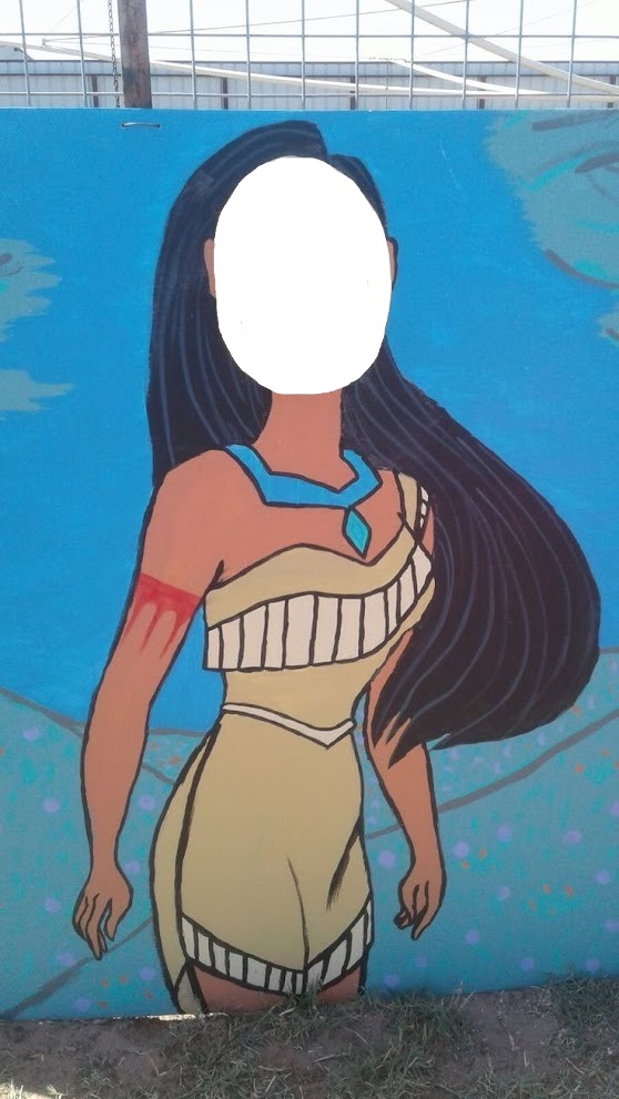 Pocahontas Fotomontasje
