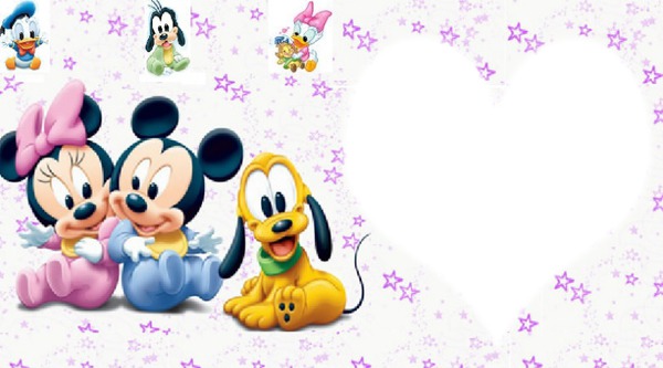 baby mickey et cie Photo frame effect