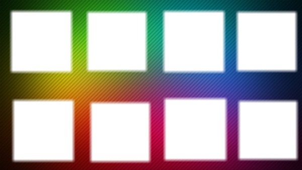 collage de colores Photo frame effect
