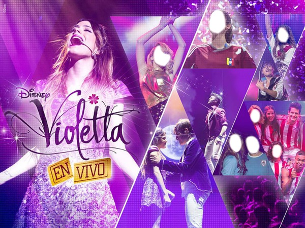 Violetta En Vivo Fotomontage