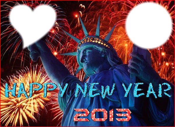 Liberty  New Year 2013 Photo frame effect
