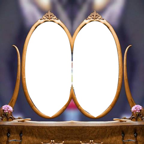 miroir double Photomontage