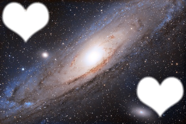 L'Amour de la Galaxie Photomontage