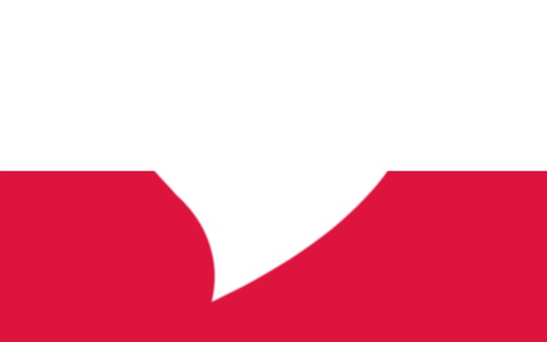 Poland flag Fotomontaż