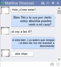Chat Falso con TINI Photo frame effect