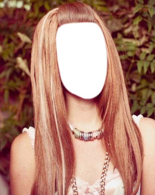 Hair orange Фотомонтаж