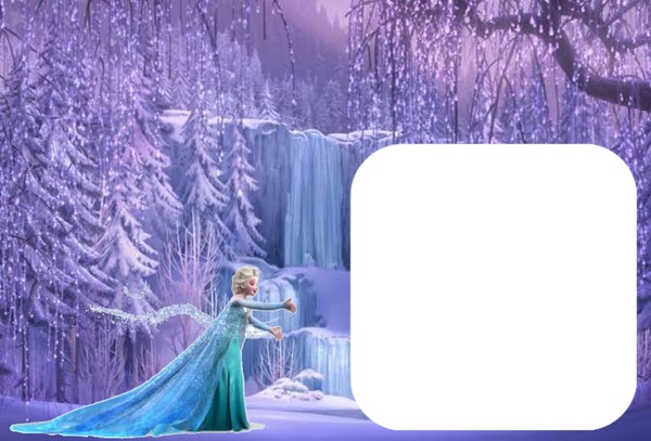 Frozen Elsa フォトモンタージュ