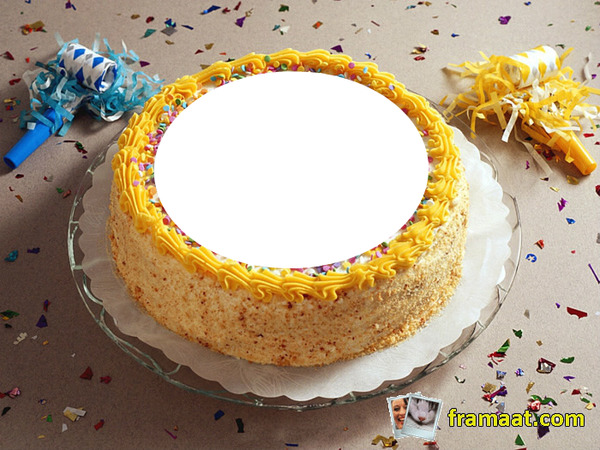 birthday cake Montaje fotografico