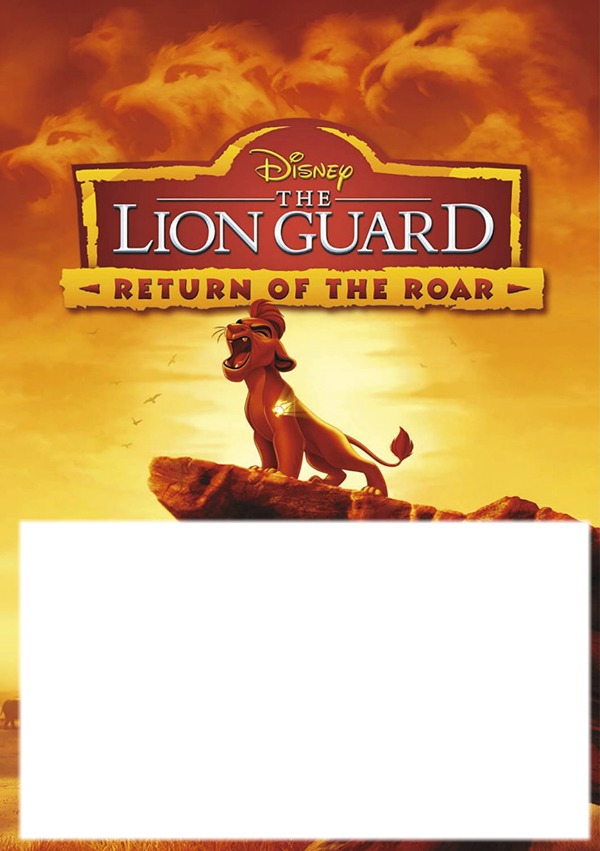 lion guard Photo frame effect