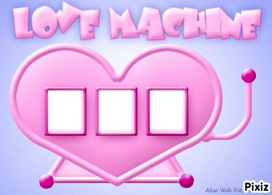 love machine Photo frame effect