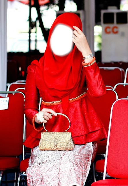 turkish hijab Photo frame effect