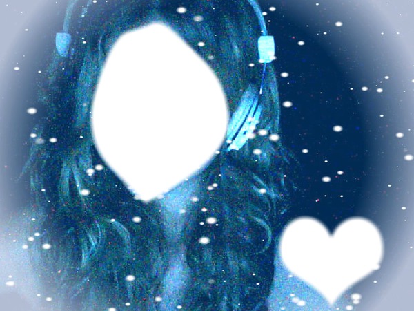 Boule a neige♥ Photo frame effect