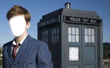 Tardis and 10th Doctor Montage photo