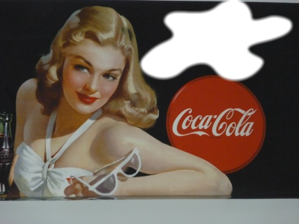 coca cola Photo frame effect