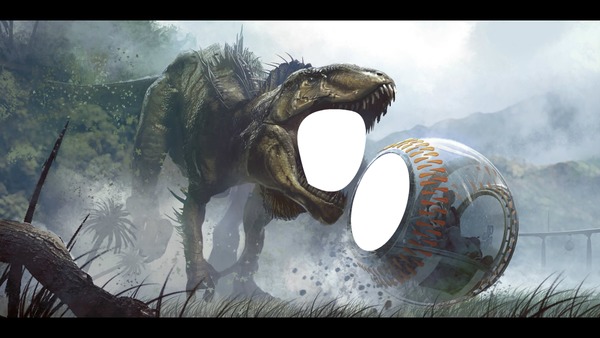 t.rex Fotomontáž