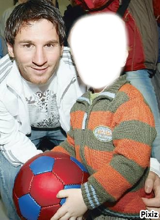 Messi and you Montaje fotografico