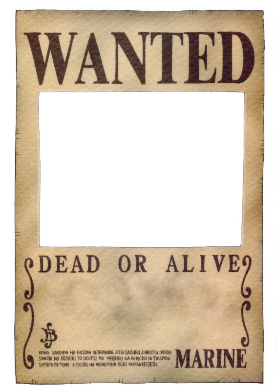 Wanted One Piece Fotomontaža
