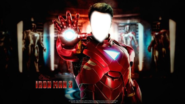 iron man 3 Fotomontaža