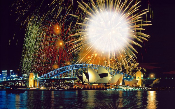 Ney Year in Sydney Фотомонтаж
