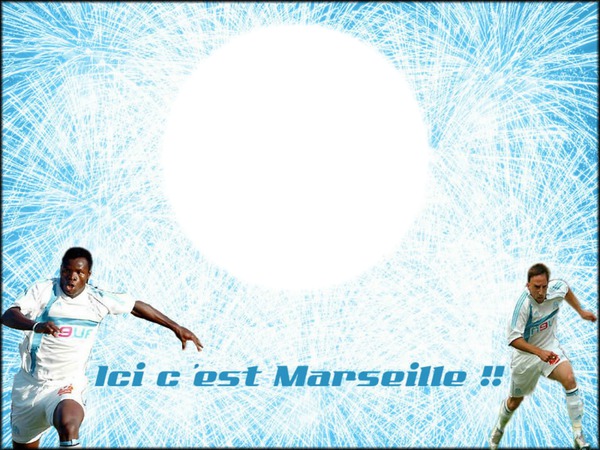 Olympique de Marseille Photo frame effect