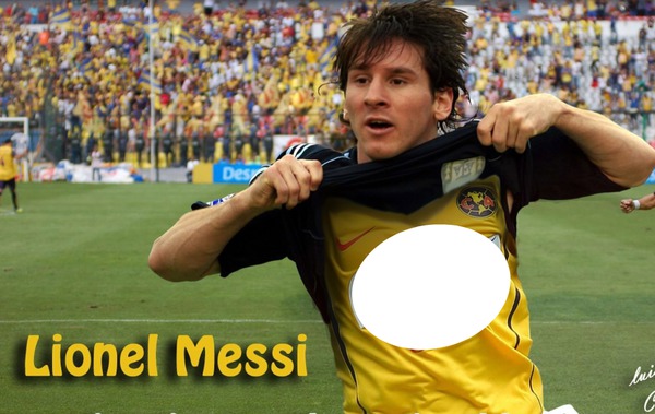 Lionel Messi Photo frame effect
