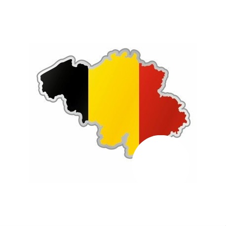 Carte Belgique Montaje fotografico
