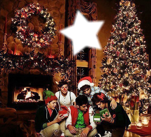 One Direction ♥ Noël ♥ Montaje fotografico