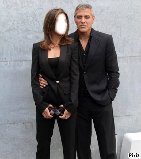Clooney et compagnie Fotomontasje