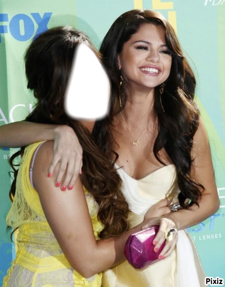 Selena et ? Montage photo