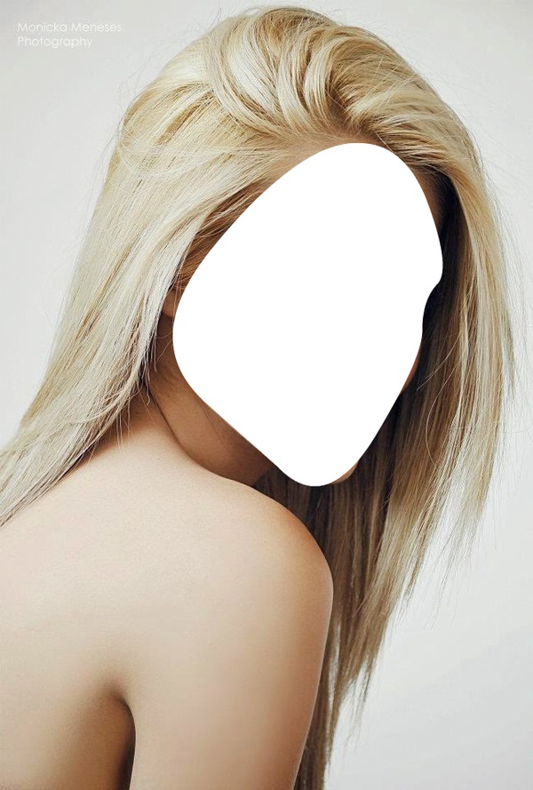 Blonde Girl Fotomontaż