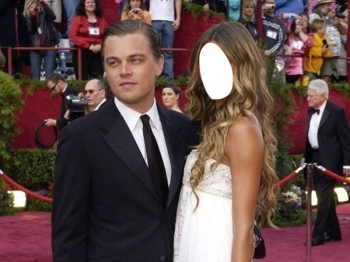Leo DiCaprio + femme Photo frame effect
