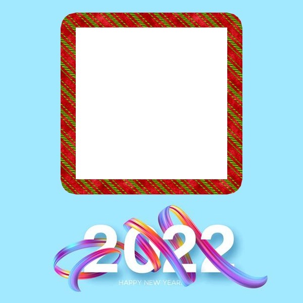 NEW YEAR 2022 Photo frame effect