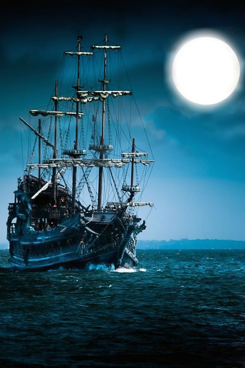 Moon sailor Fotomontaggio
