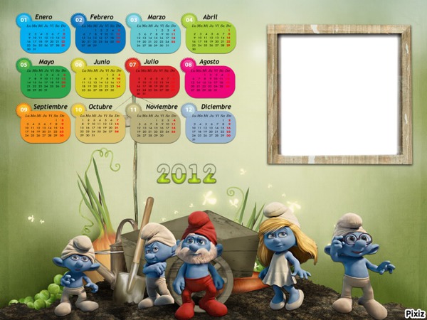 calendario 2012 Photomontage