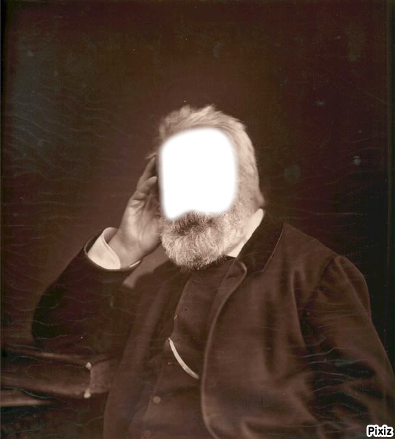 Victor Hugo Fotomontaggio