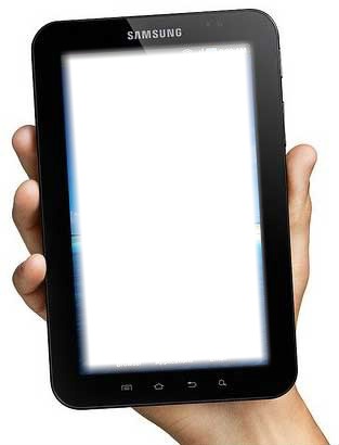 tablet Fotomontaż