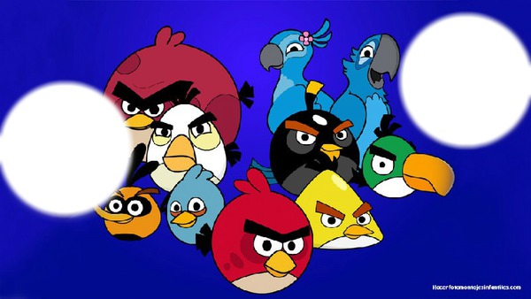 Angry Birds Fotomontáž