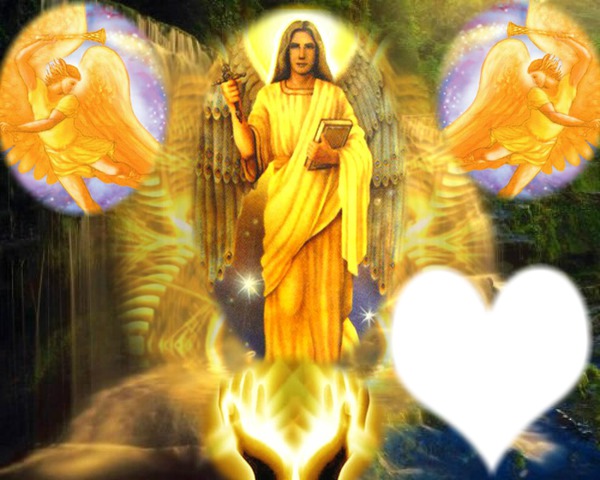 arcangel jofiel dia lunes(amarillo) Fotomontáž
