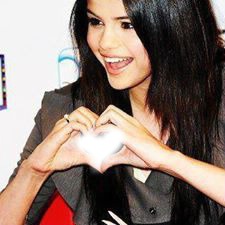 Selena gomez corazon Фотомонтажа