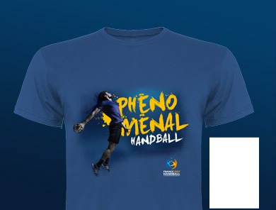 Tee-shirt Phénomènal Handball Montage photo