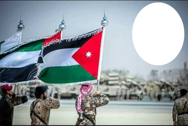 Jordan Independence day Fotomontage