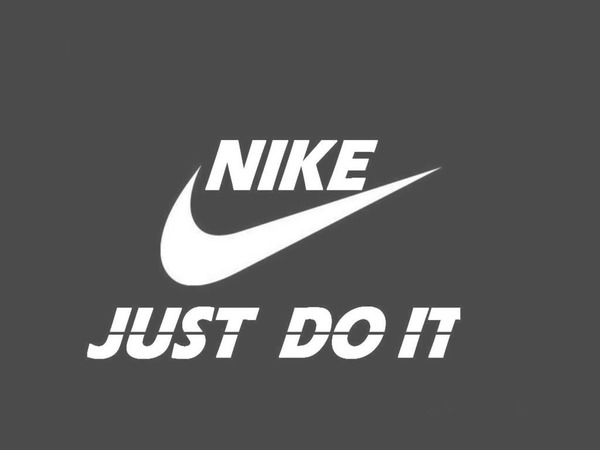 Nike Just Do It Фотомонтажа