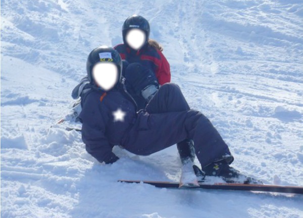 Au ski !!! Fotomontage